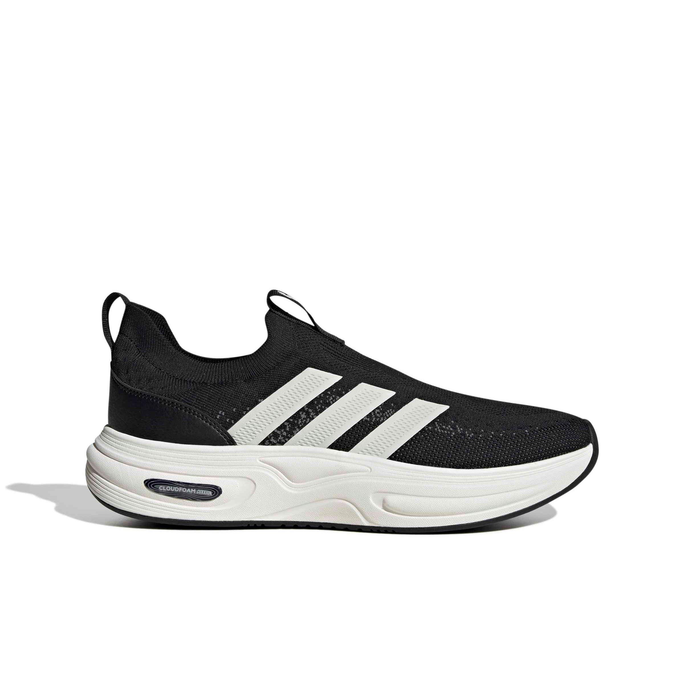 adidas Cloudfoam Cuxxion Sock "Core Black/Core White/Grey Five" Men's Shoe - BLACK/WHITE/GREY